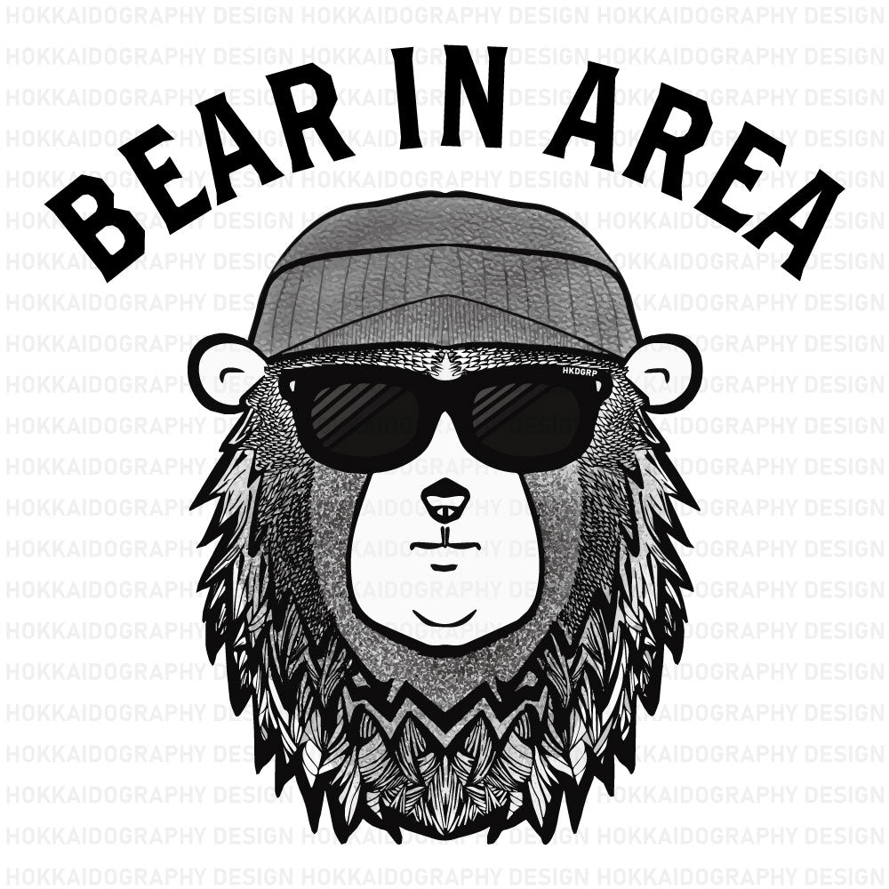 unisex-bear-in-area-fleece-hoodie