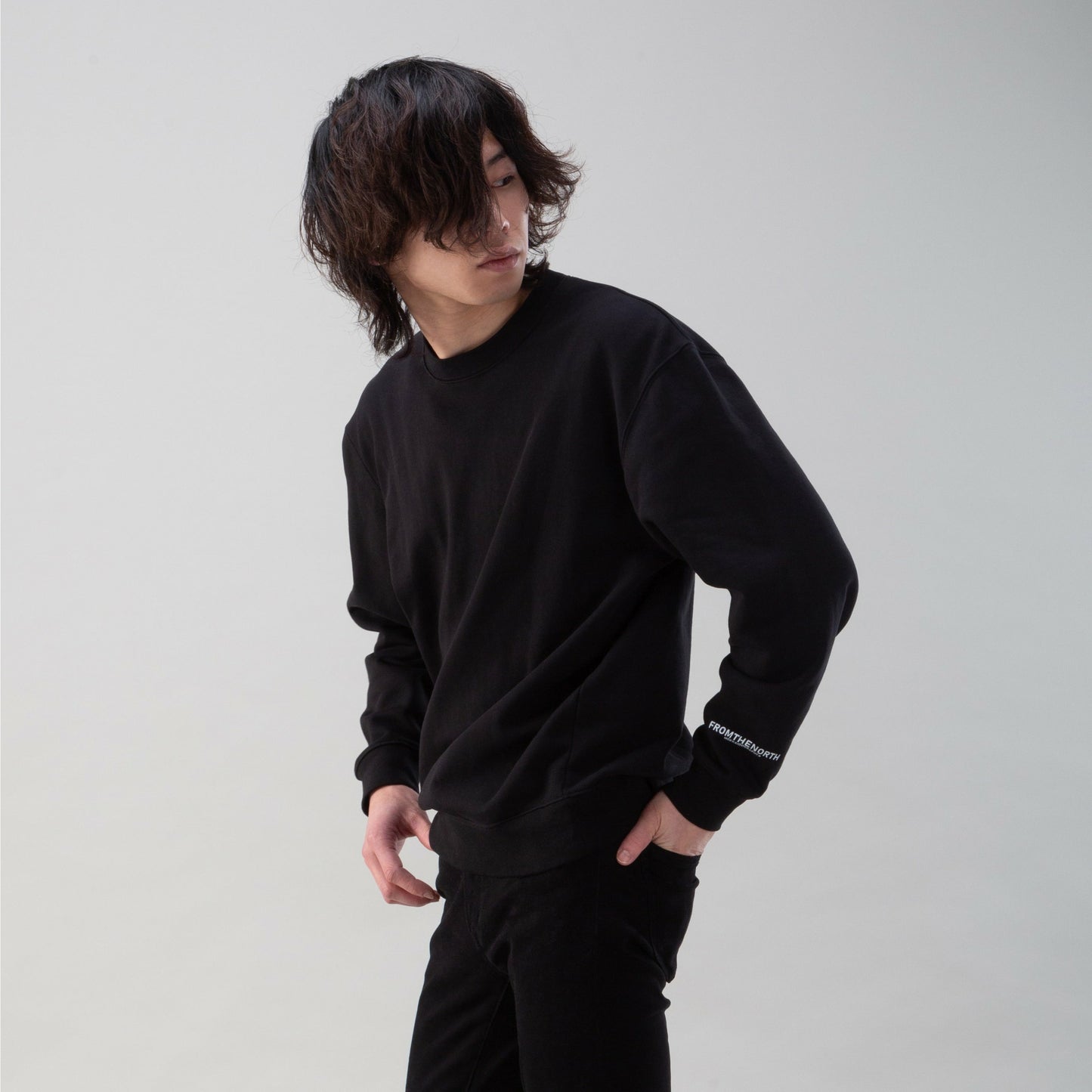 北海道 HOKKAIDO ホッカイドウ ホッカイドウグラフィー HOKKAIDOGRAPHY アパレルUnisex FROM THE NORTH HP Sweat Crew