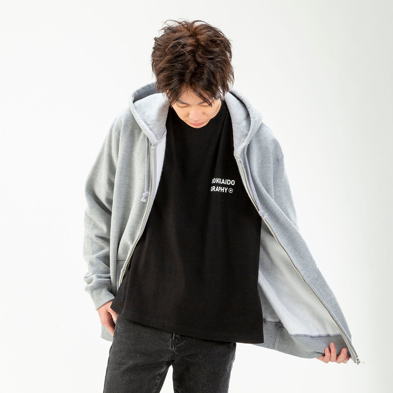 北海道 HOKKAIDO ホッカイドウ ホッカイドウグラフィー HOKKAIDOGRAPHY アパレルUnisex HOKKAIDO GRAPHY Full Zip Hoodie