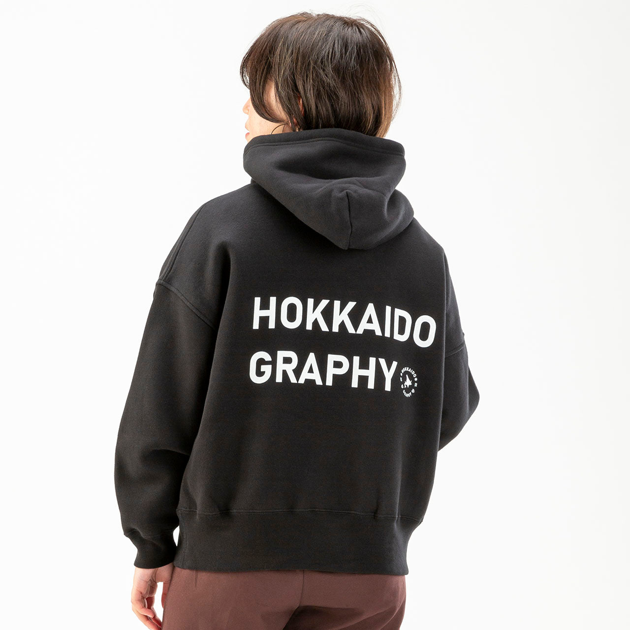 北海道 ホッカイドウグラフィー Unisex "HOKKAIDOGRAPHY" フリース パーカー HOODIE