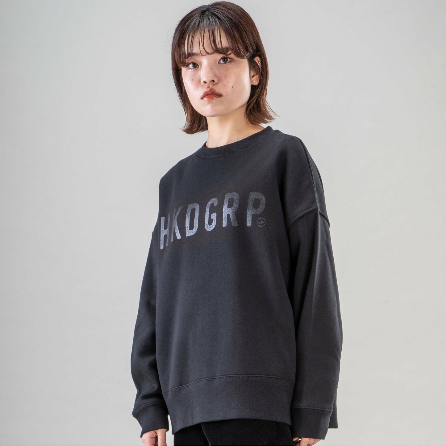 北海道 ホッカイドウグラフィー HOKKAIDOGRAOHY Unisex "HKDGRP" フリース クルー