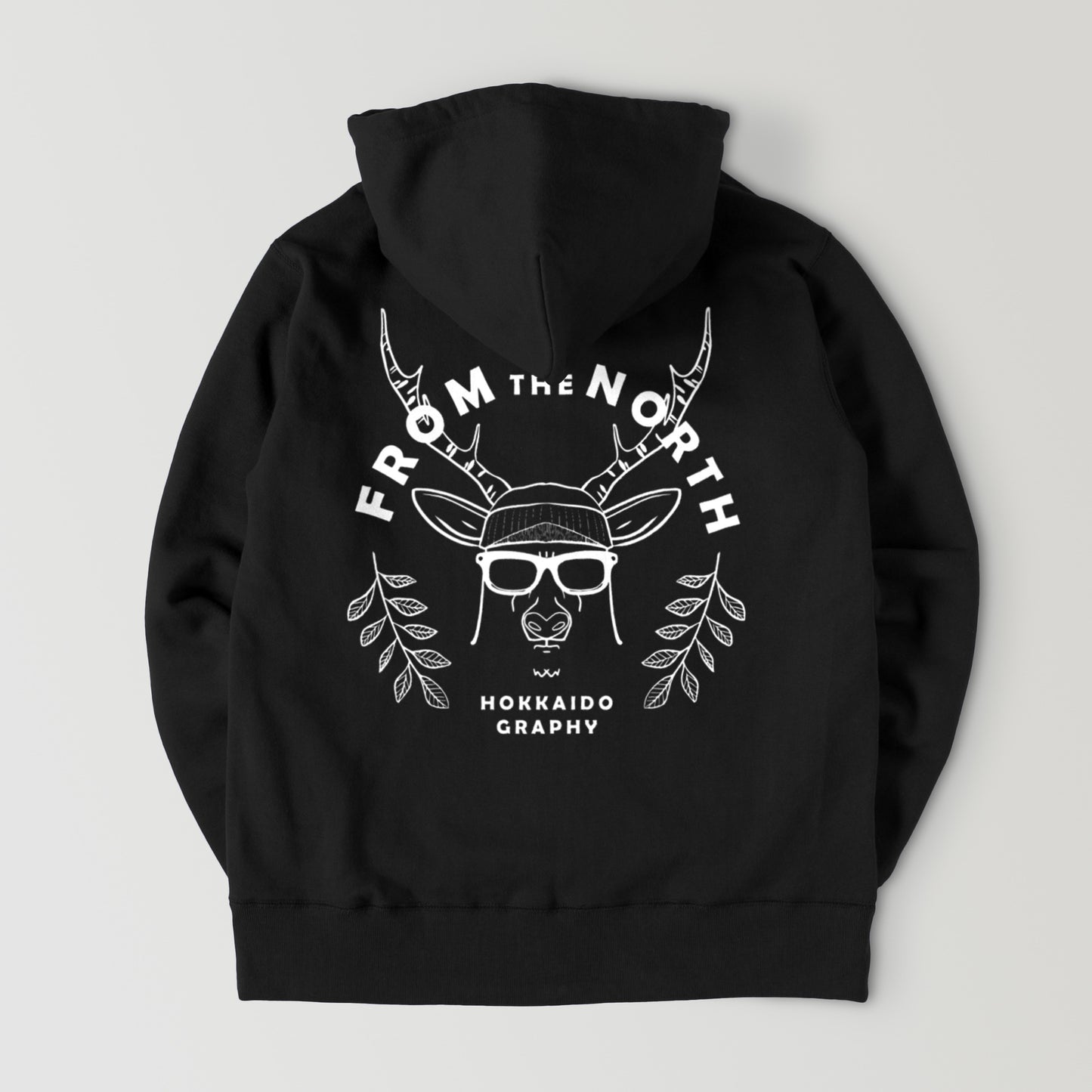 Unisex Ezo Deer Full Zip Hoodie_2