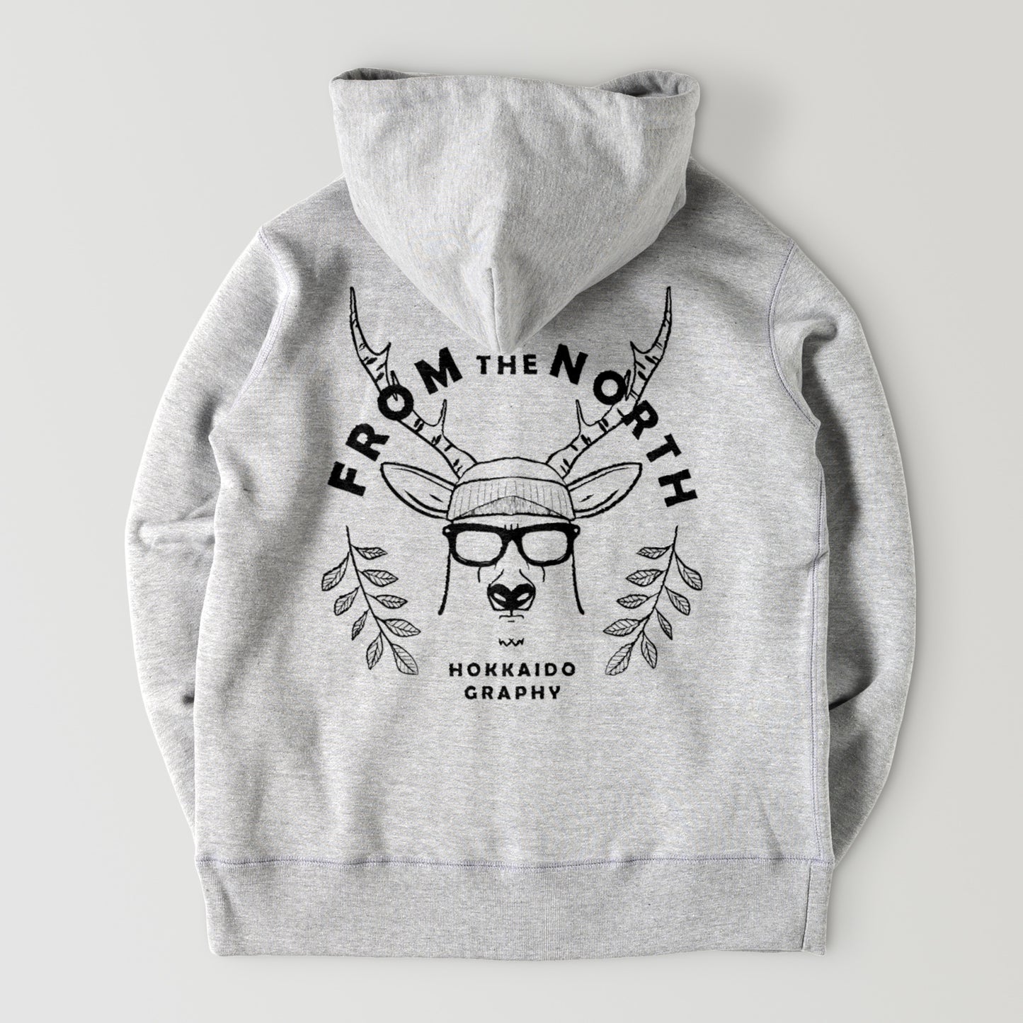 Unisex Ezo Deer Full Zip Hoodie_2