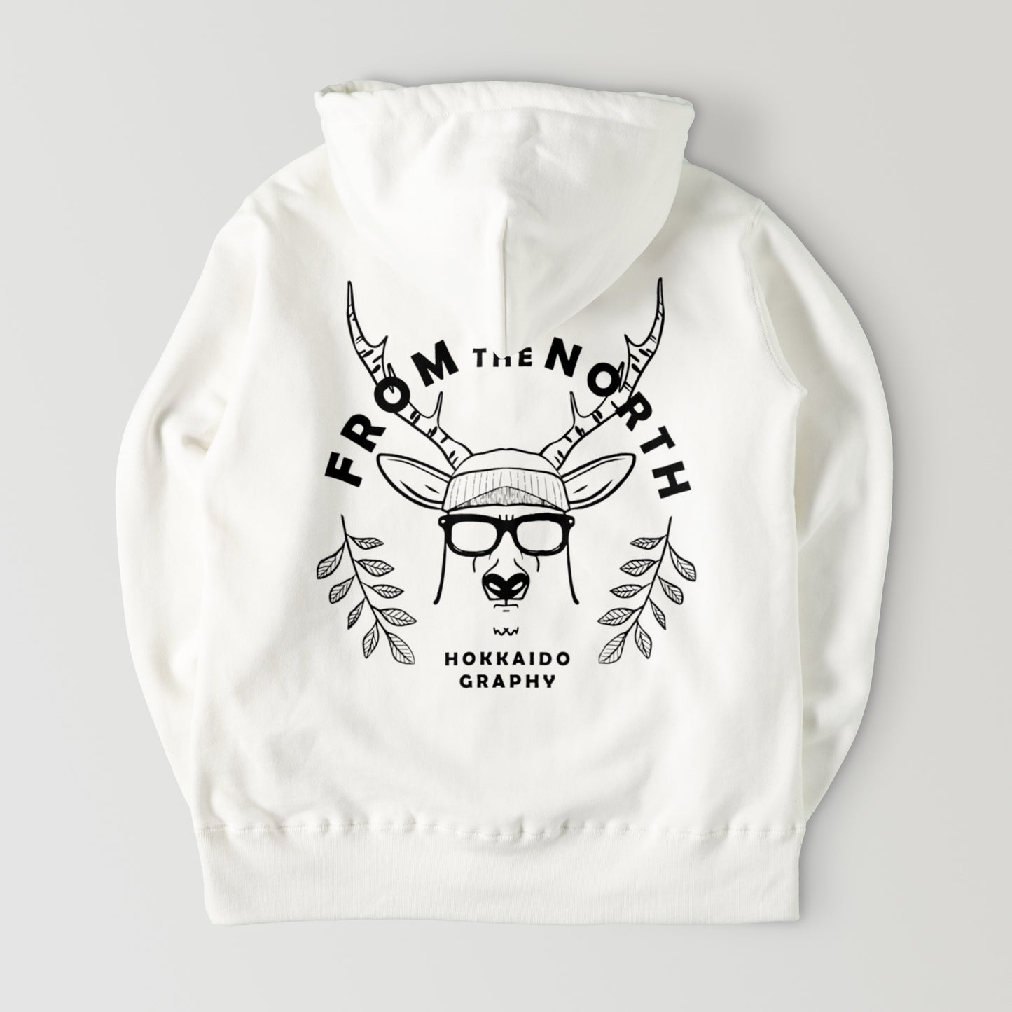 Unisex Ezo Deer Full Zip Hoodie_2