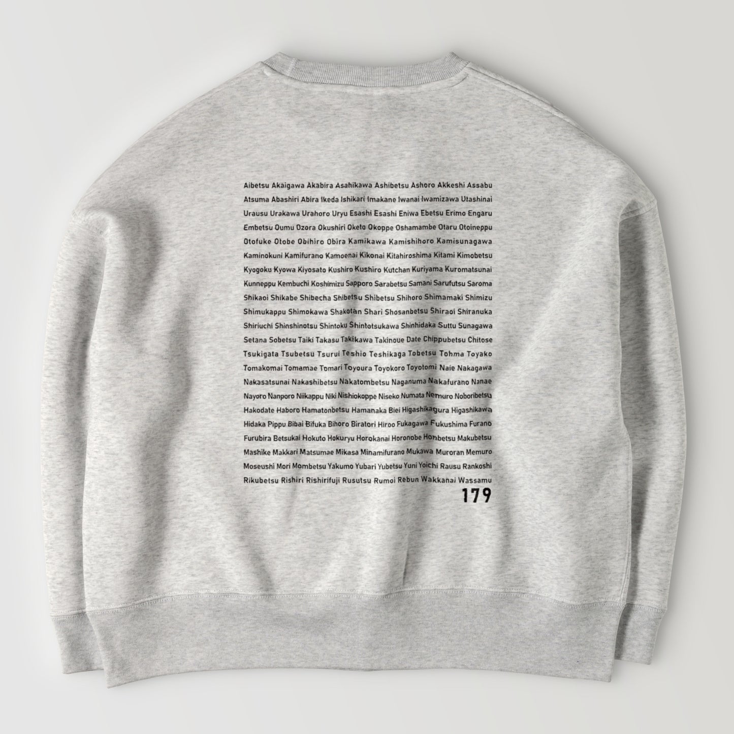 Unisex Hokkaido 179 フリース クルー