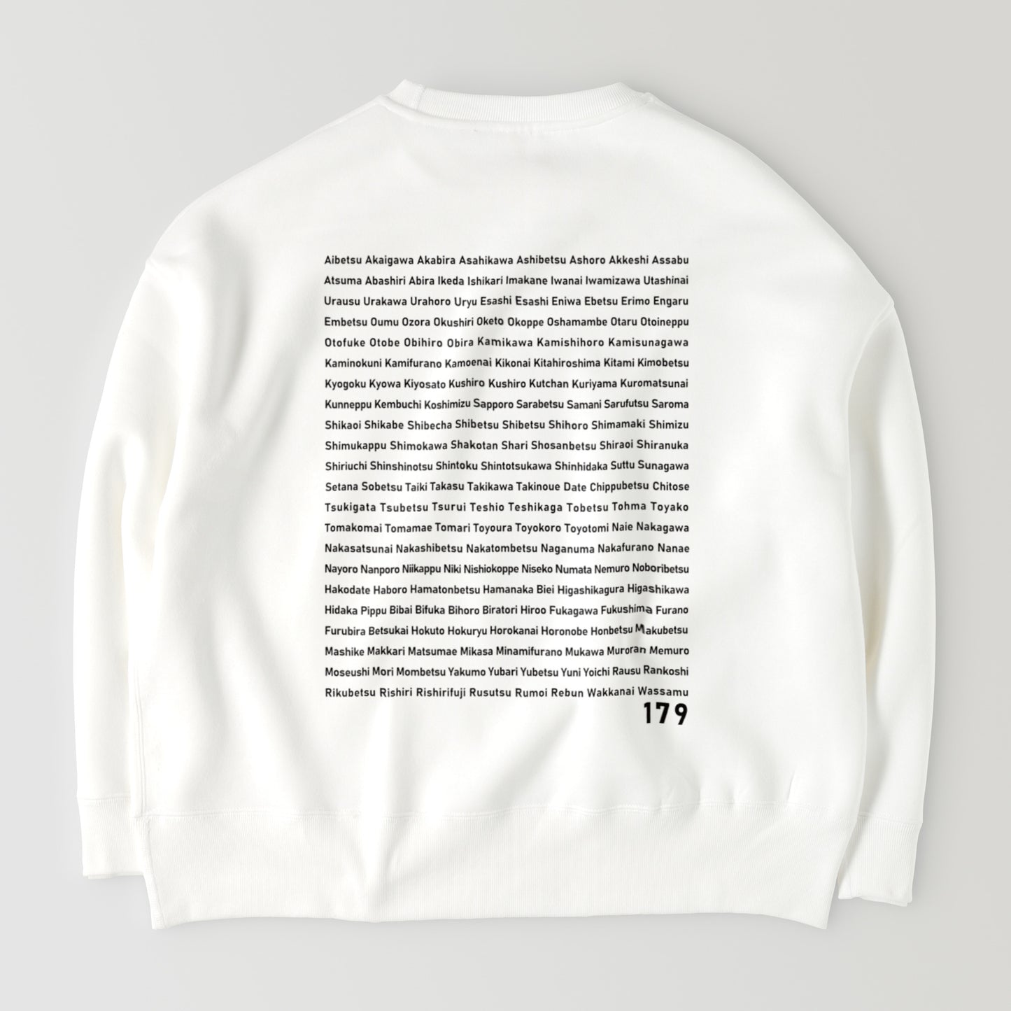 Unisex Hokkaido 179 フリース クルー