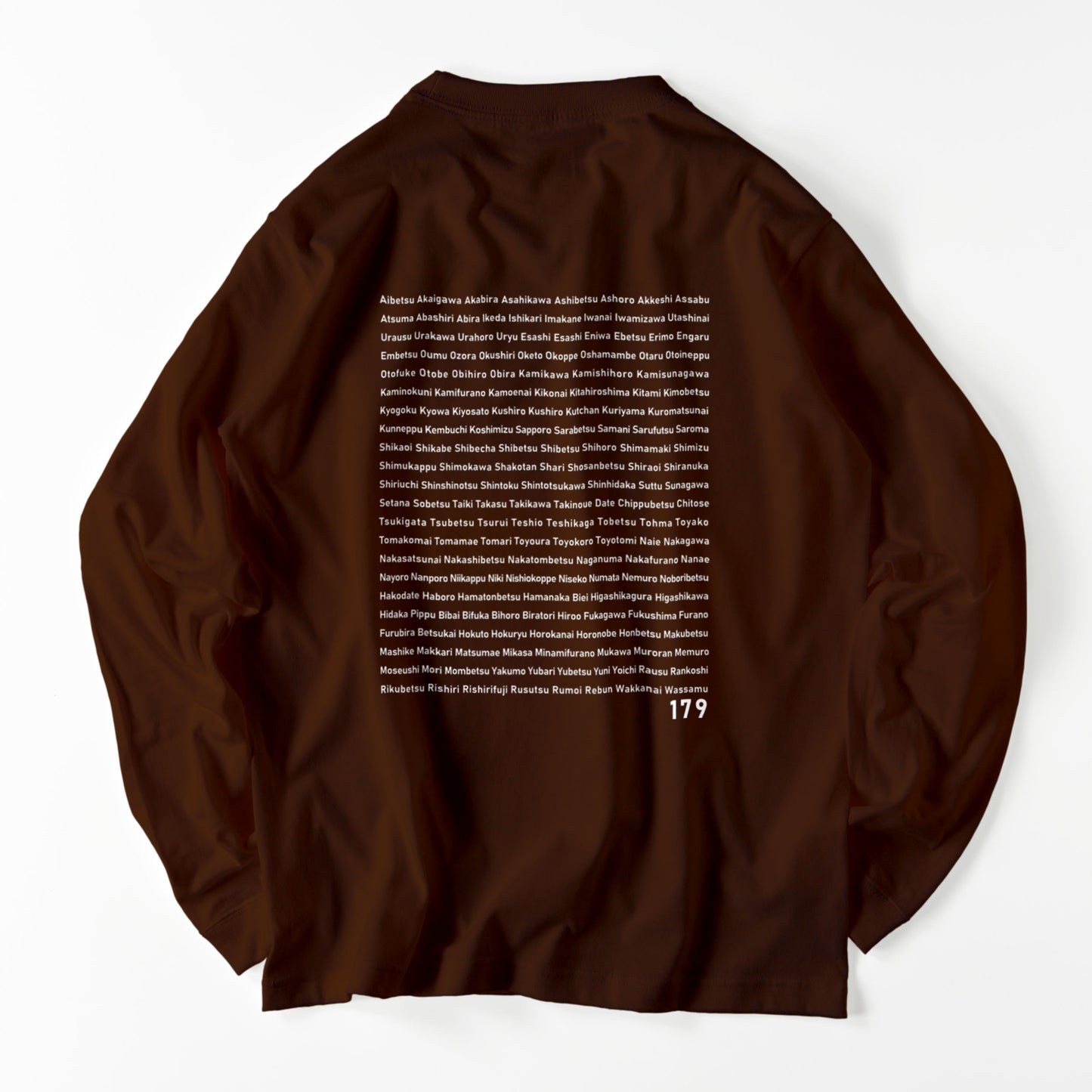 Unisex Hokkaido 179 ロングスリーブ Tシャツ