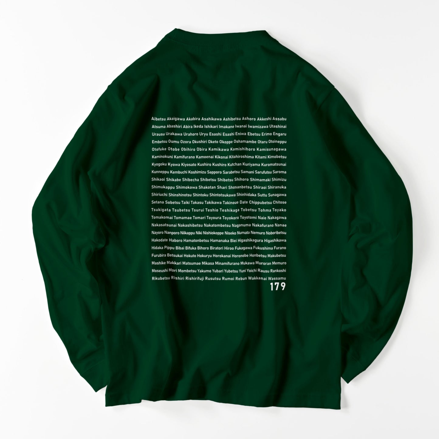 Unisex Hokkaido 179 ロングスリーブ Tシャツ