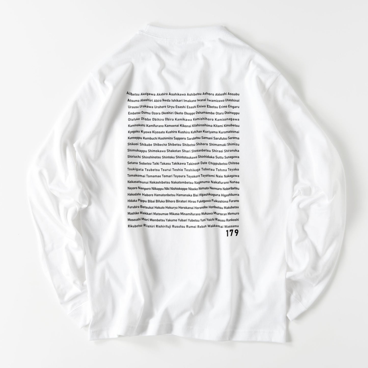 Unisex Hokkaido 179 ロングスリーブ Tシャツ