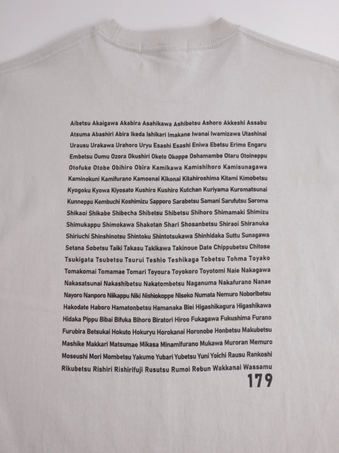 "179" HOKKAIDO TEE - Heavy 9.1oz