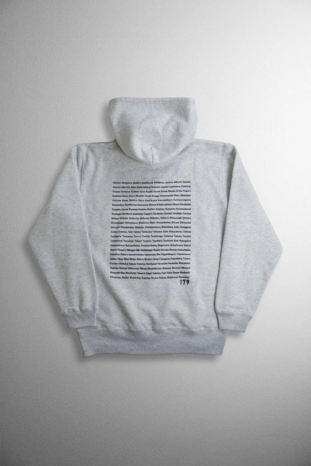 "179" HOKKAIDO HOODIE- Warm 10oz (裏起毛)