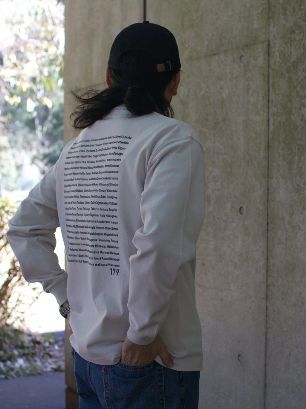"179" HOKKAIDO LONG SLEEVE TEE -  Heavy 9.1oz