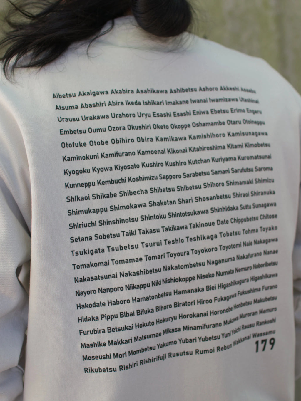 "179" HOKKAIDO LONG SLEEVE TEE -  Heavy 9.1oz