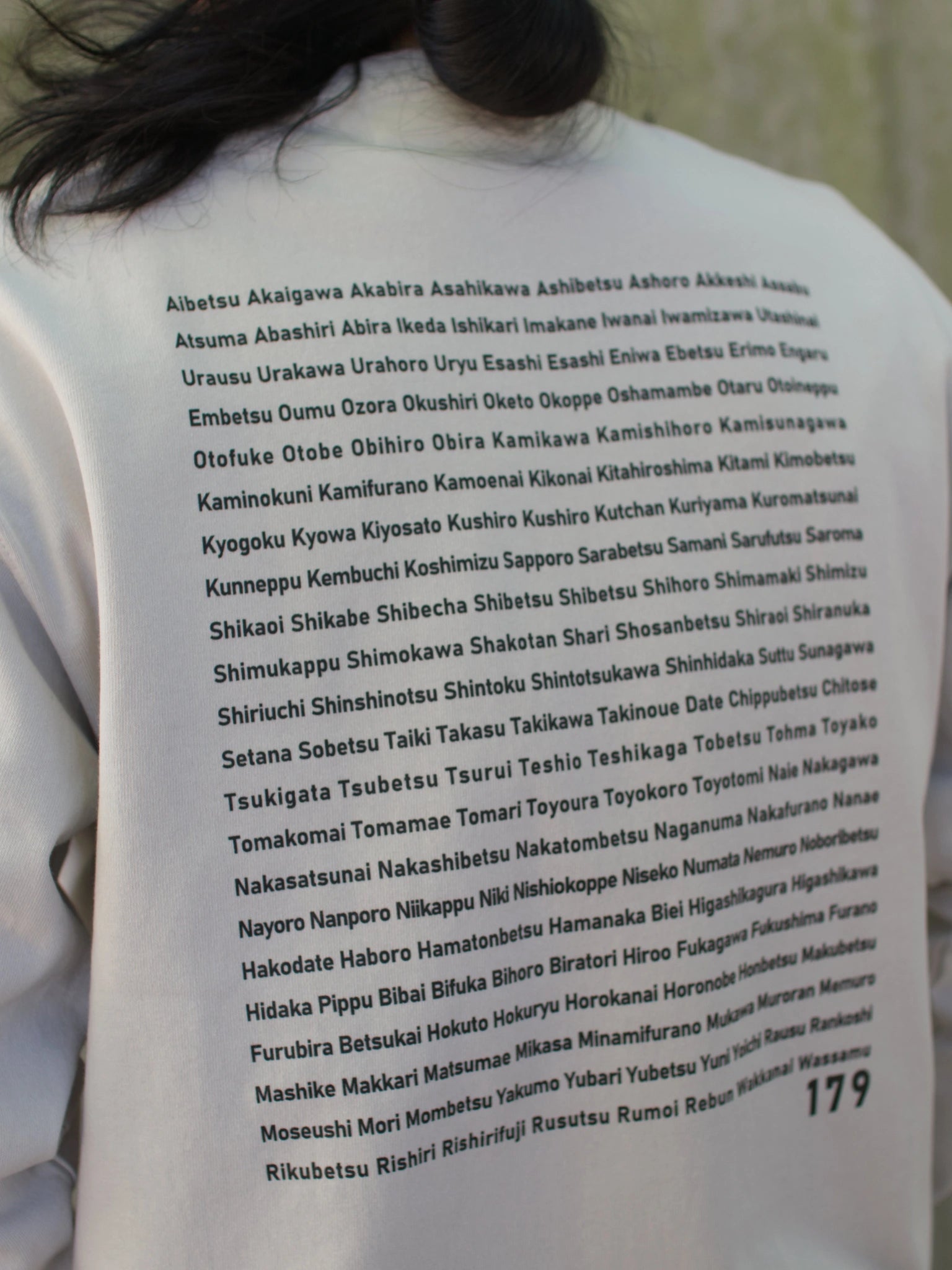 "179" HOKKAIDO LONG SLEEVE TEE -  Heavy 9.1oz