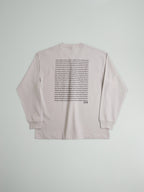 "179" HOKKAIDO LONG SLEEVE TEE -  Heavy 9.1oz