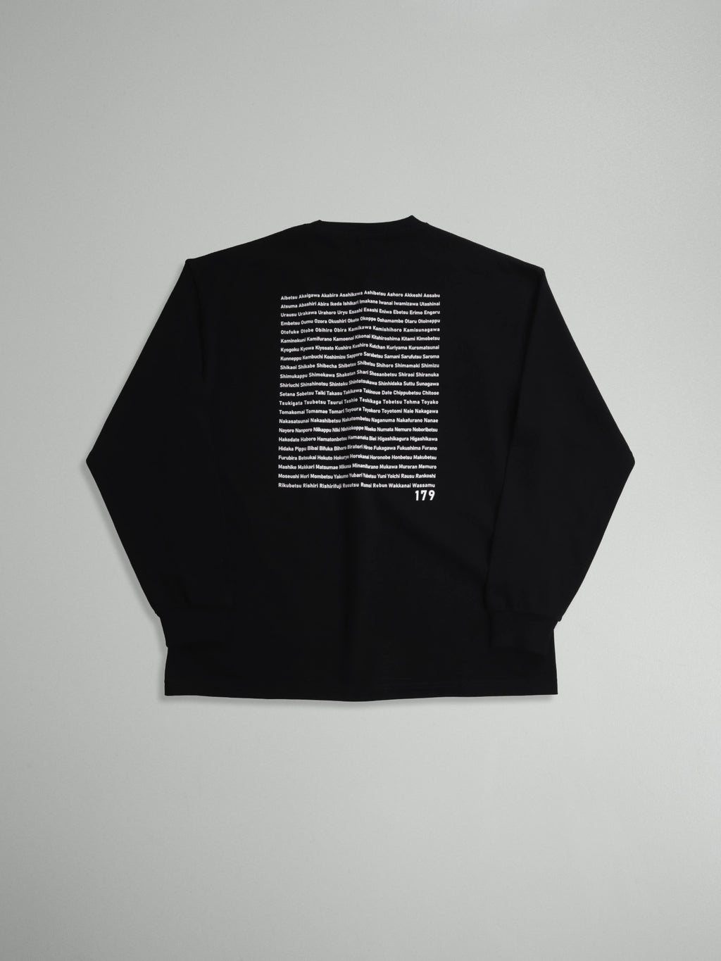 "179" HOKKAIDO LONG SLEEVE TEE -  Heavy 9.1oz