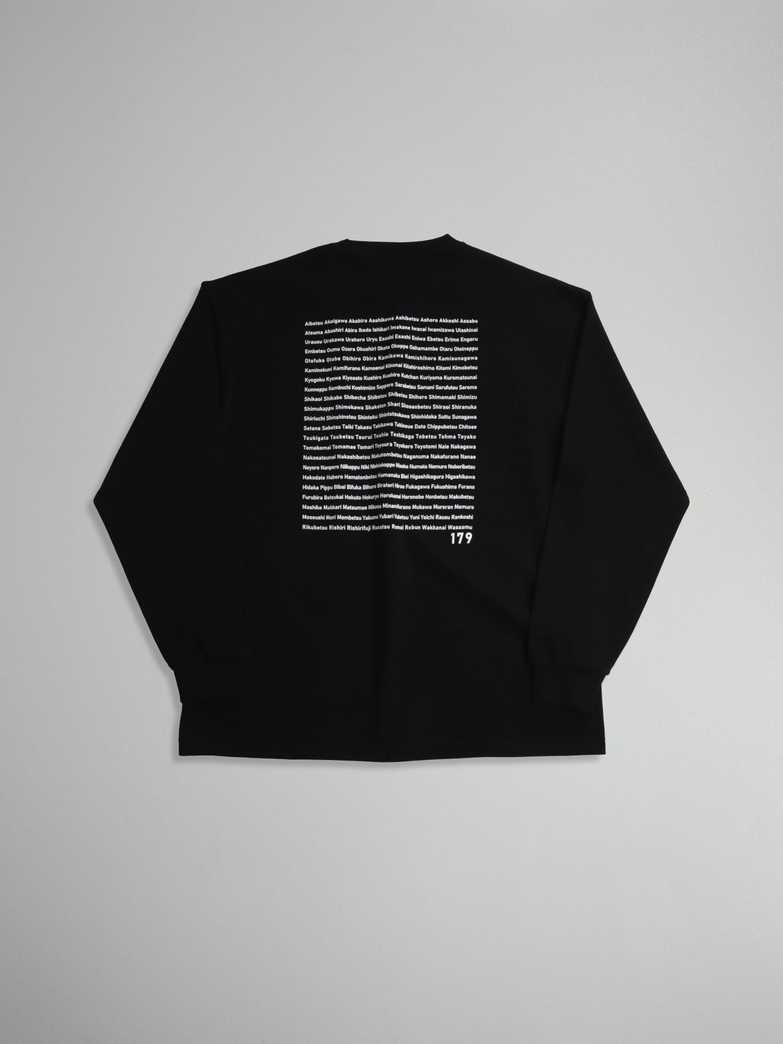 "179" HOKKAIDO LONG SLEEVE TEE -  Heavy 9.1oz