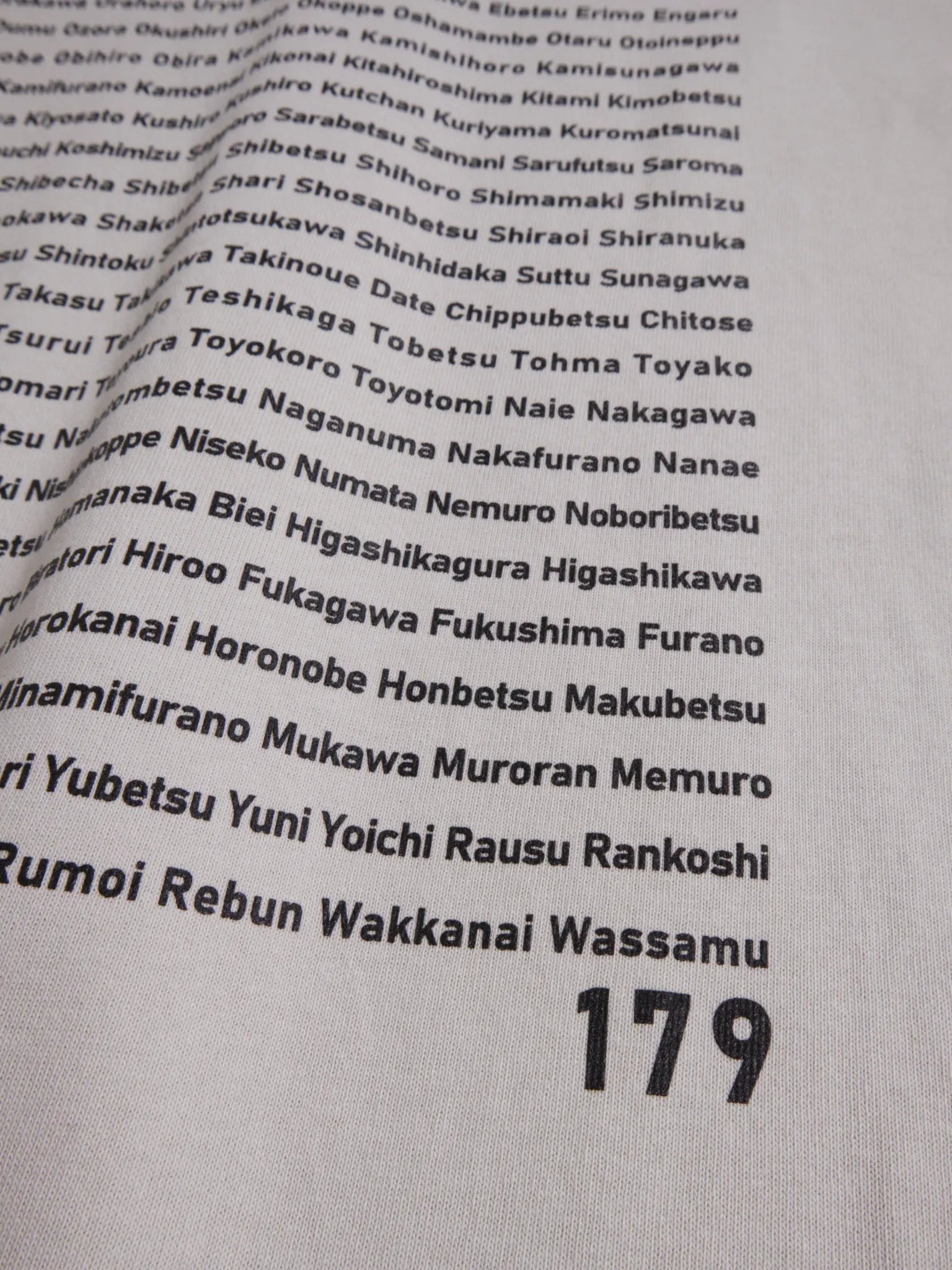 "179" HOKKAIDO LONG SLEEVE TEE -  Heavy 9.1oz