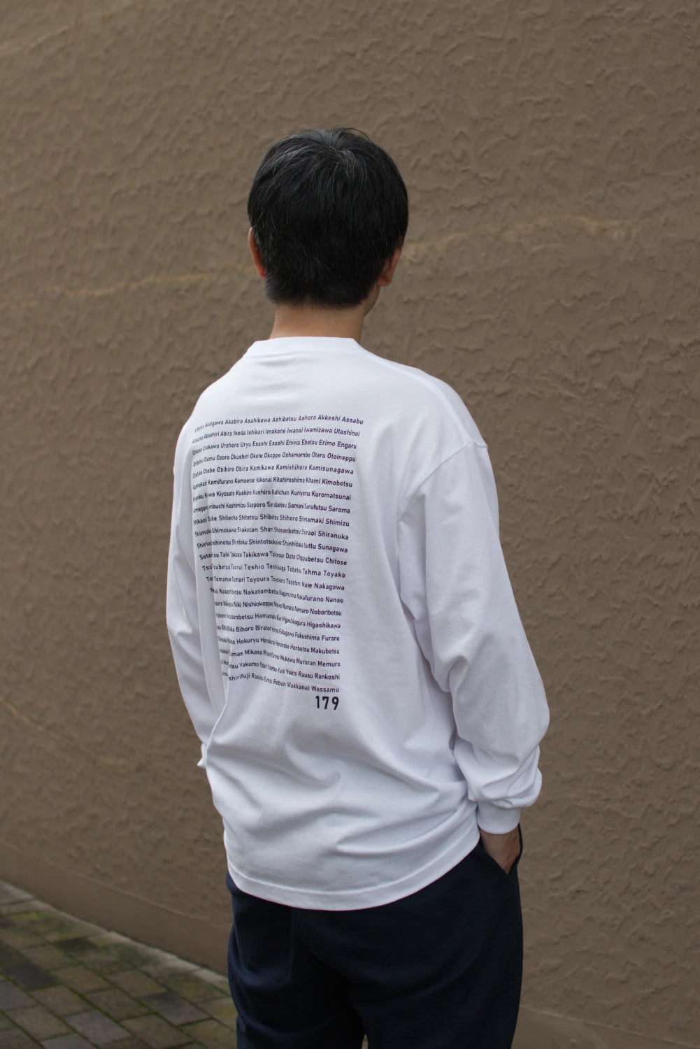 "179" HOKKAIDO LONG SLEEVE TEE - Mid 6.2oz