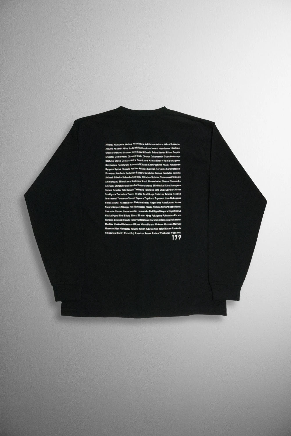 "179" HOKKAIDO LONG SLEEVE TEE - Mid 6.2oz