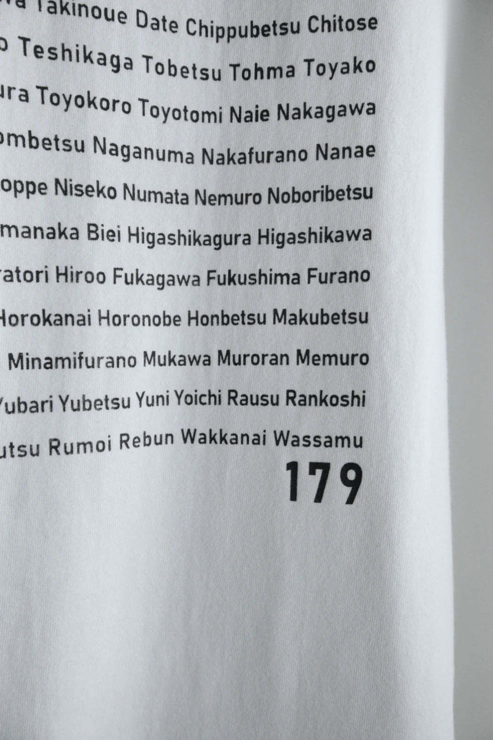 "179" HOKKAIDO LONG SLEEVE TEE - Mid 6.2oz