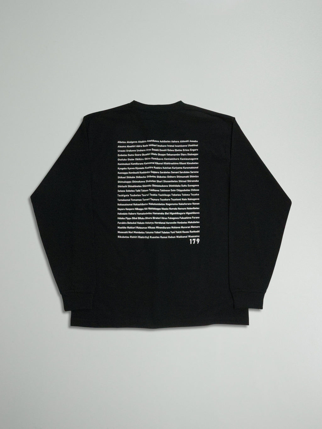 "179" HOKKAIDO LONG SLEEVE TEE - Mid 6.5oz