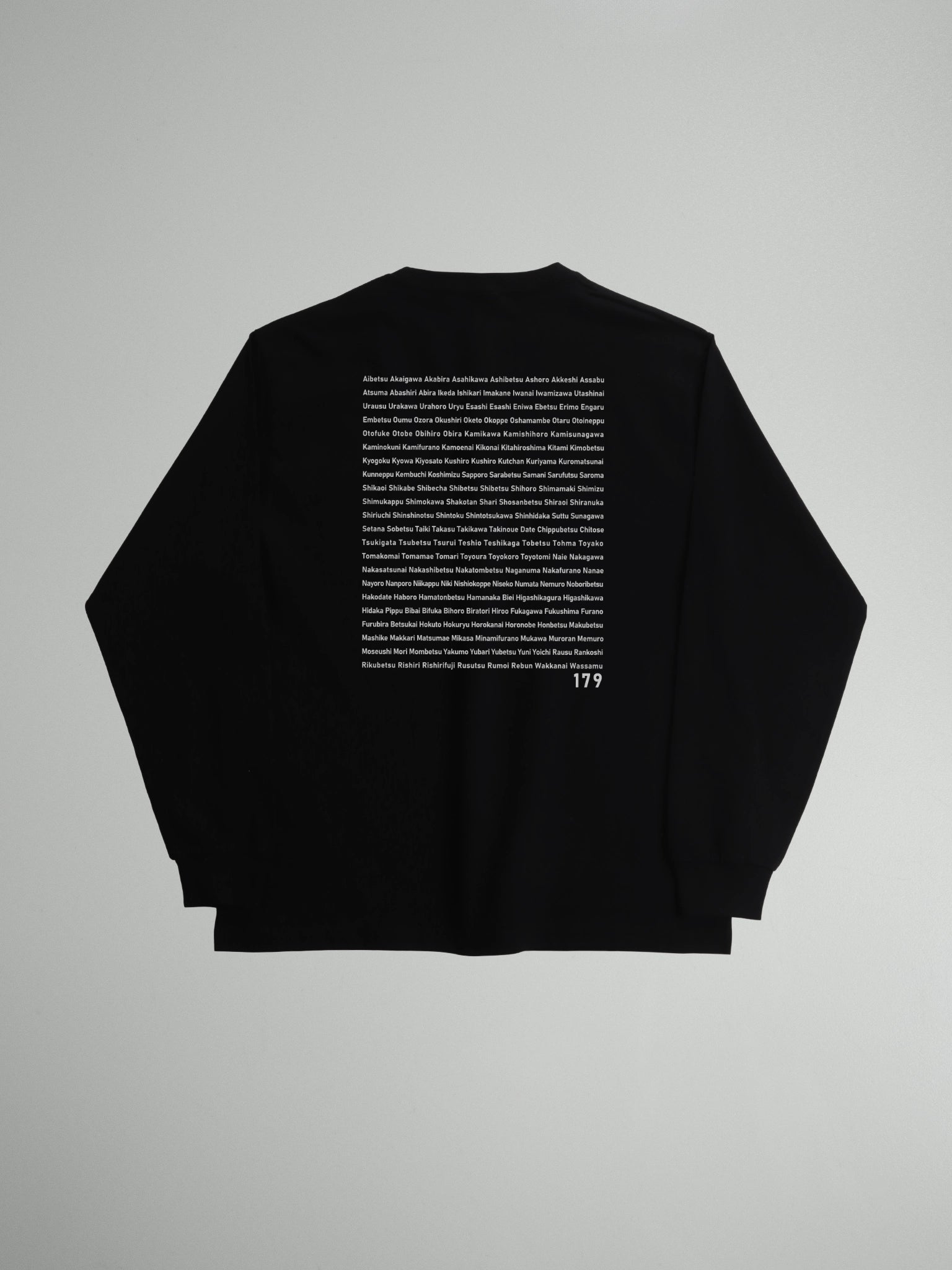 "179" HOKKAIDO LONG SLEEVE TEE - Mid 6.5oz