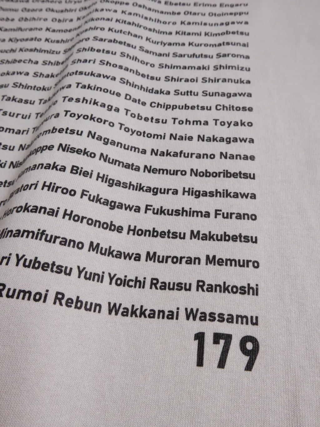 "179" HOKKAIDO TEE - Heavy 9.1oz