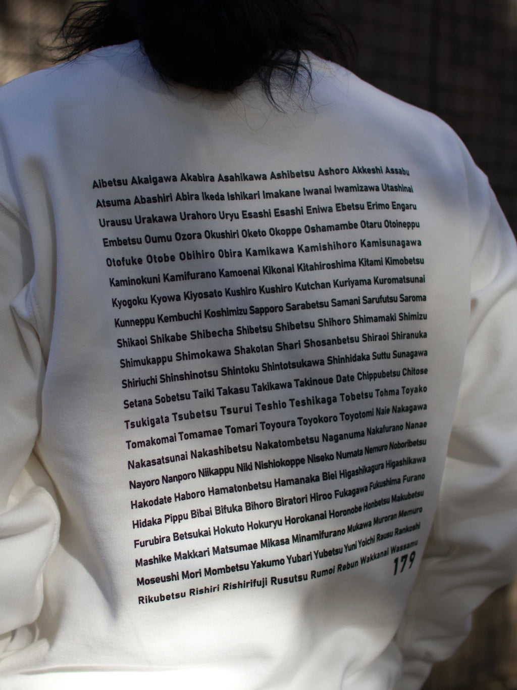 "179" HOKKAIDO CREW SWEAT - Mid 12.7oz