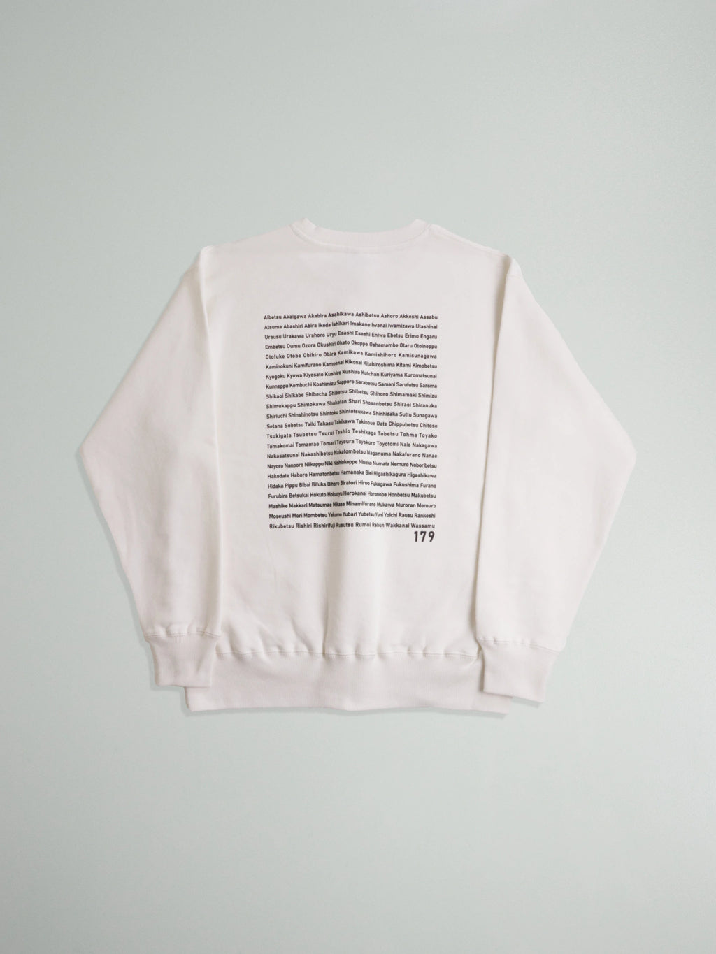 "179" HOKKAIDO CREW SWEAT - Mid 12.7oz