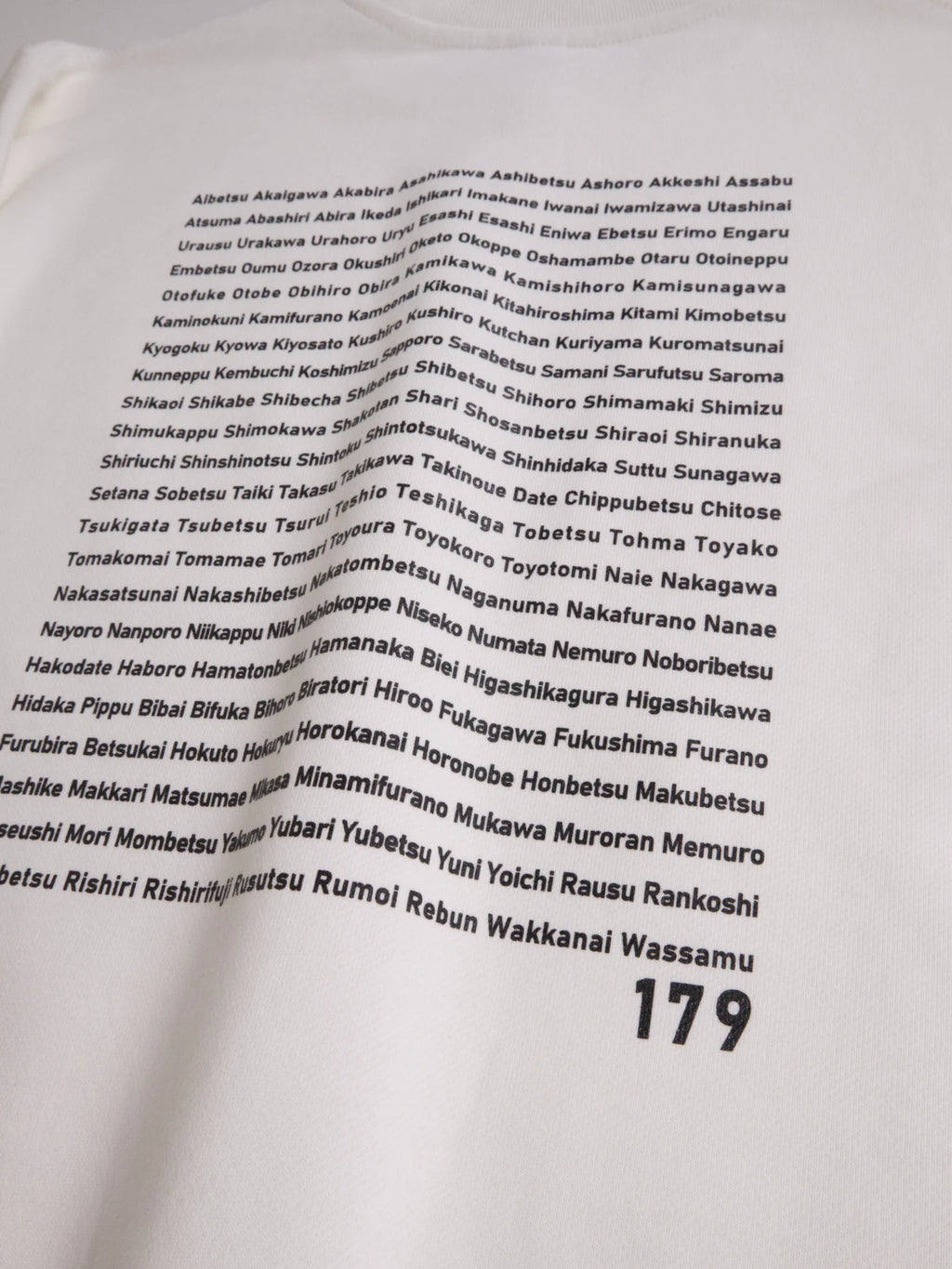 "179" HOKKAIDO CREW SWEAT - Mid 12.7oz