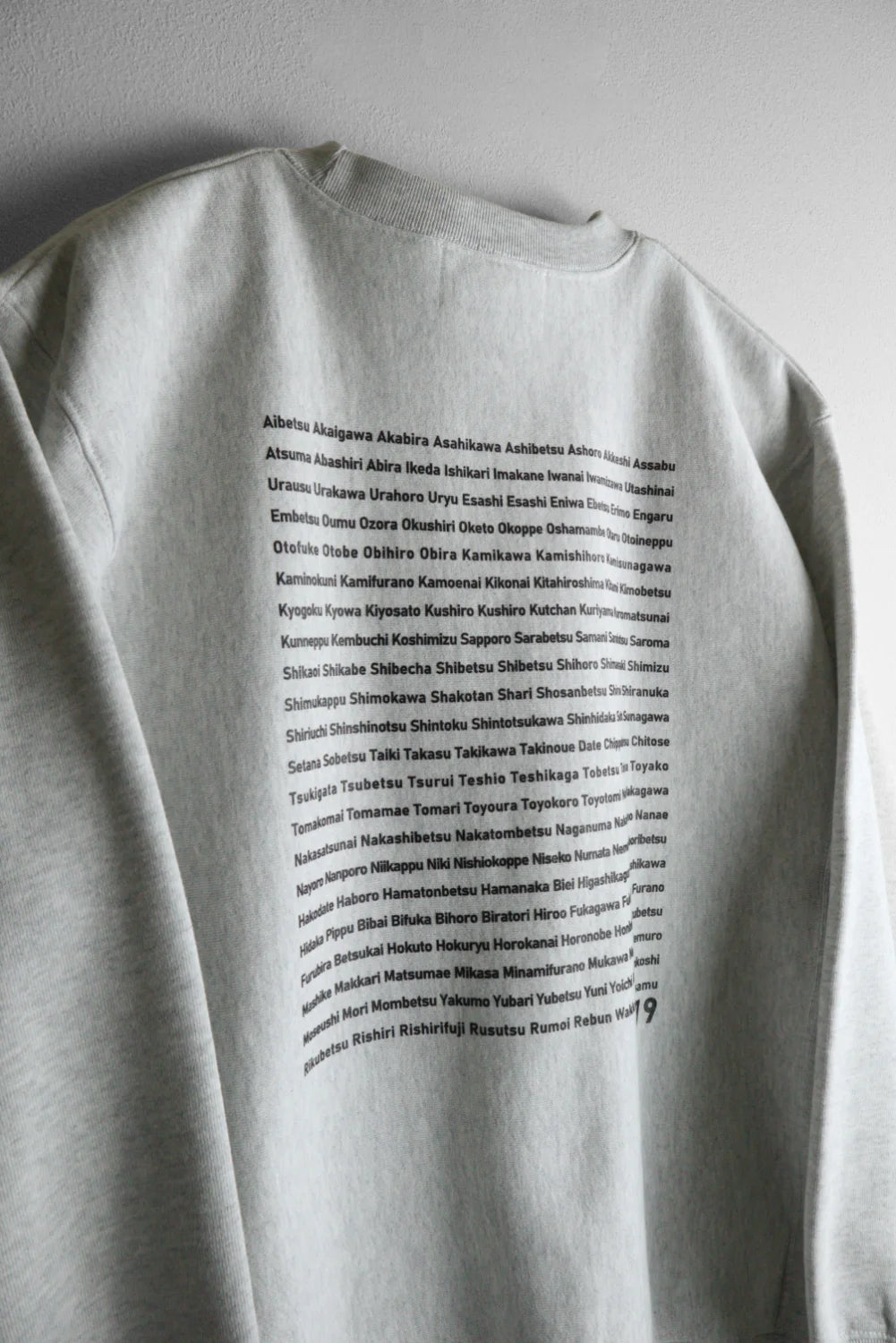 "179" HOKKAIDO CREW SWEAT - Warm 12oz