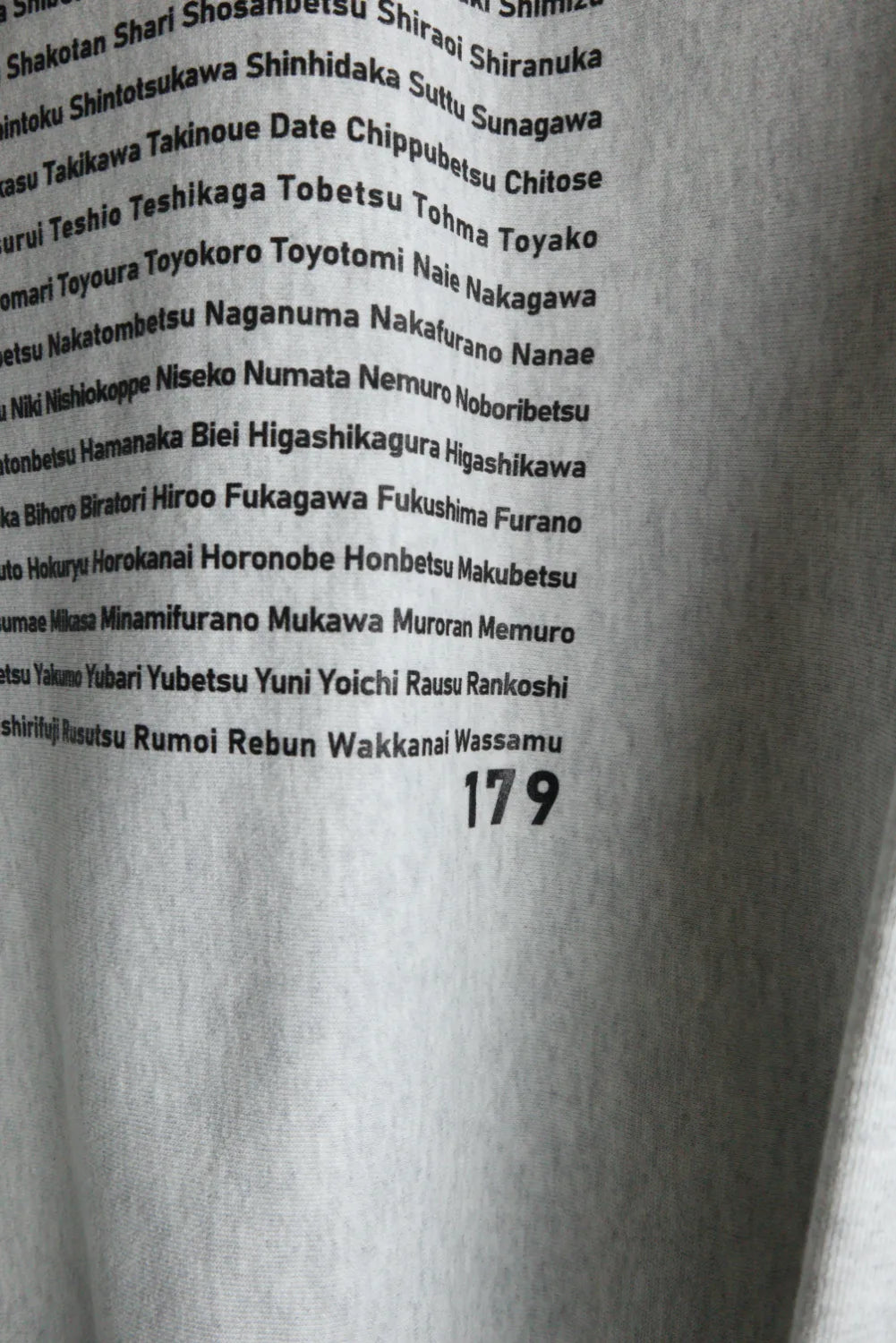 "179" HOKKAIDO CREW SWEAT - Warm 12oz