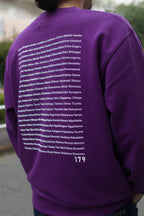 10月限定 "179" HOKKAIDO CREW SWEAT