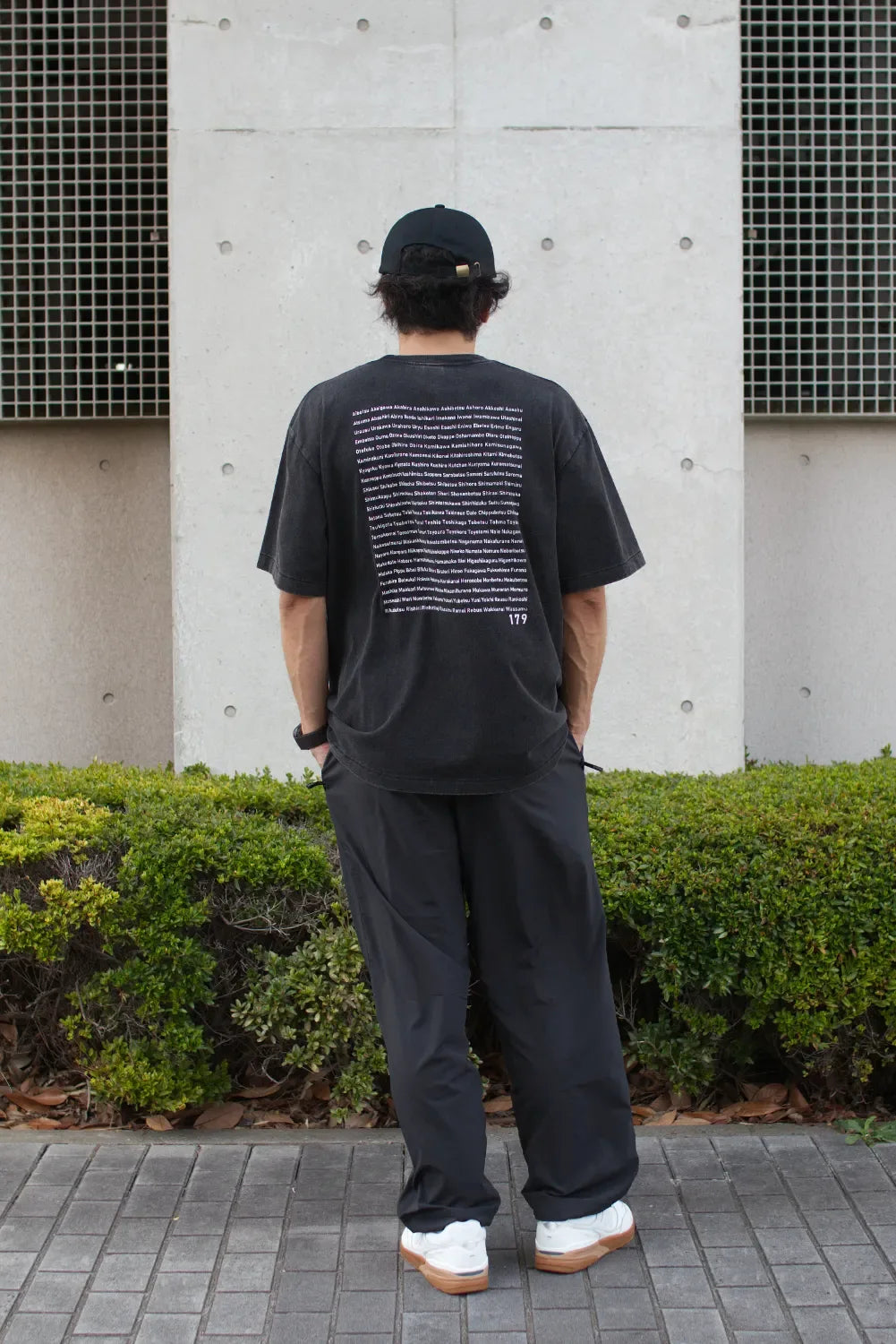 "179" HOKKAIDO TEE - Black Wash - 7月限定