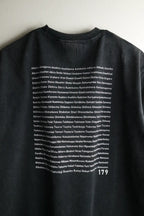 "179" HOKKAIDO TEE - Black Wash - 7月限定