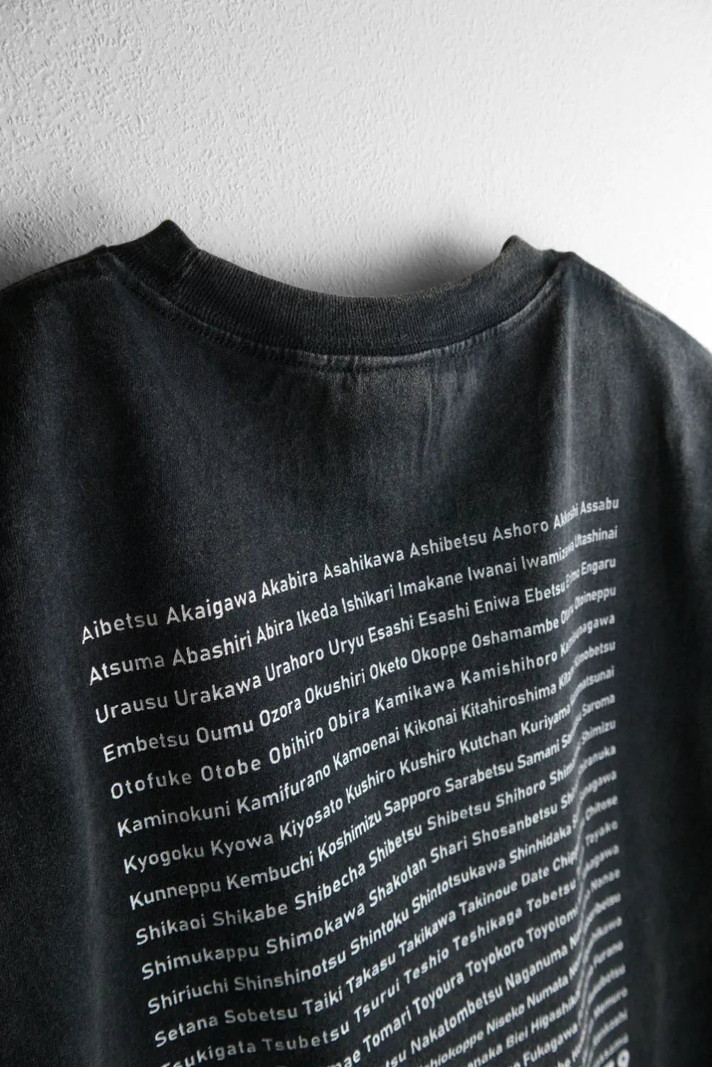 "179" HOKKAIDO TEE - Black Wash - 7月限定