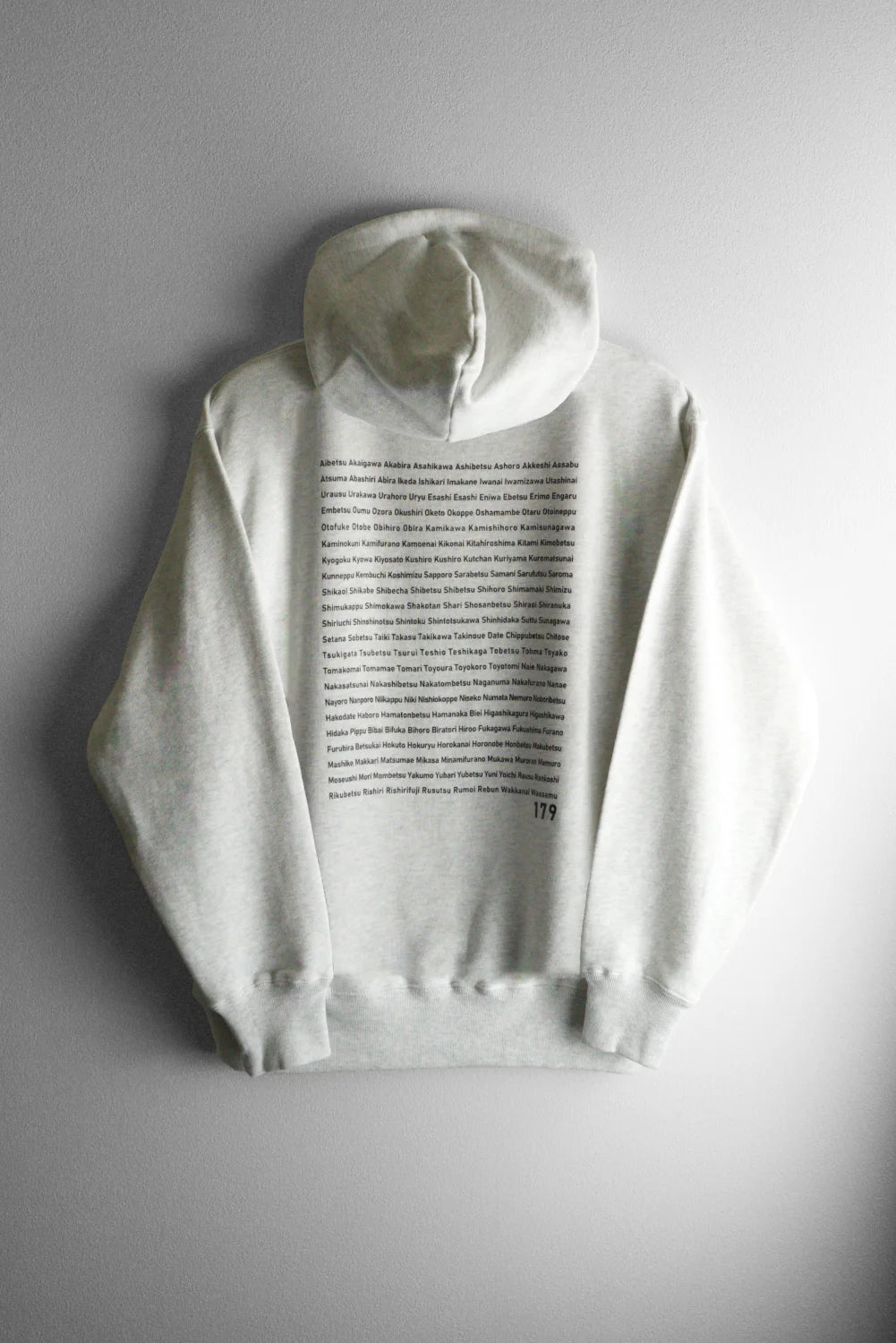 "179" HOKKAIDO HOODIE - Mid 12.7oz