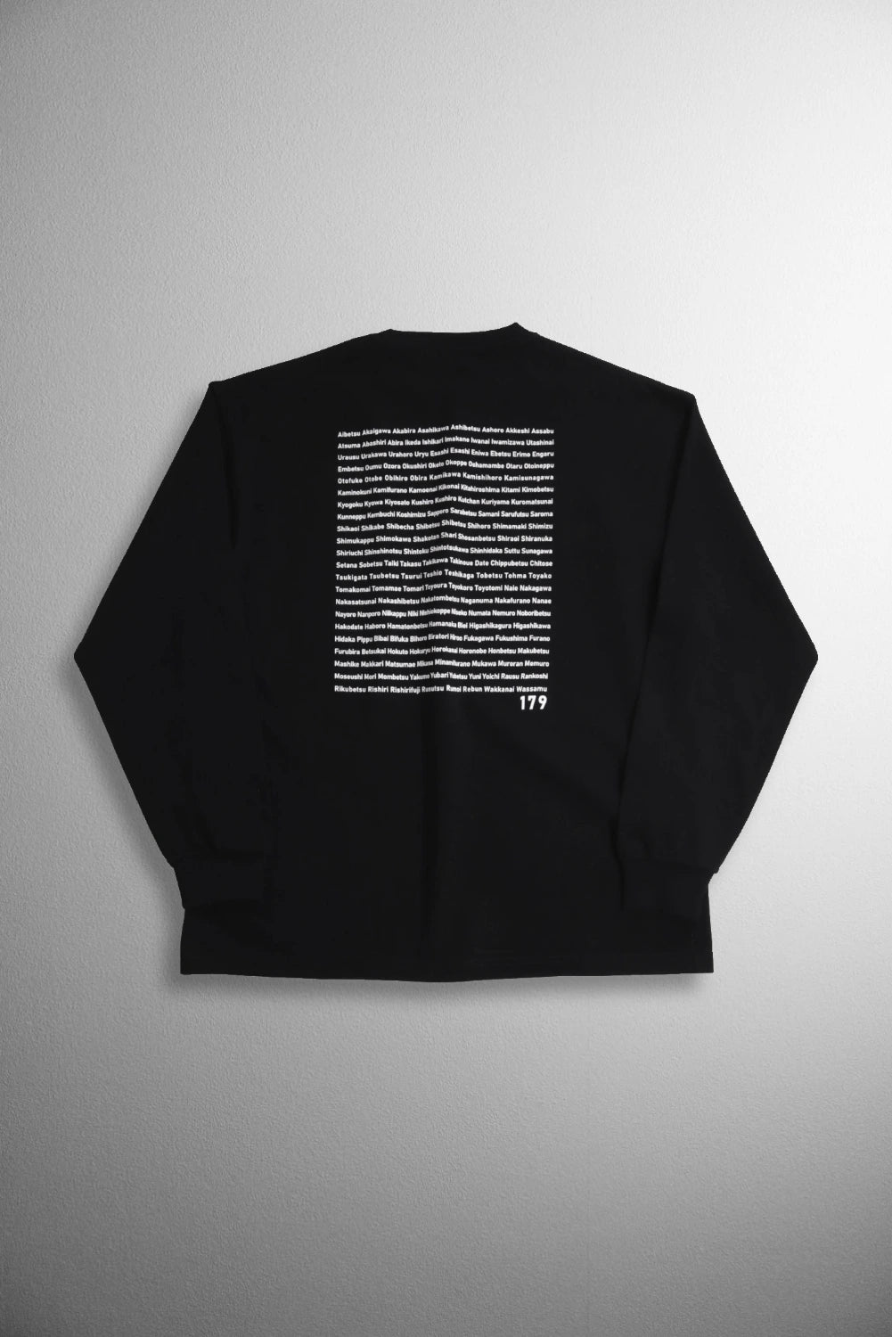 "179" HOKKAIDO LONG SLEEVE TEE -  Heavy 9.1oz