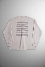"179" HOKKAIDO LONG SLEEVE TEE -  Heavy 9.1oz
