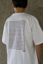 北海道の全179市町村が刻まれたTシャツ。ホッカイドウグラフィのベストセラーアイテム。