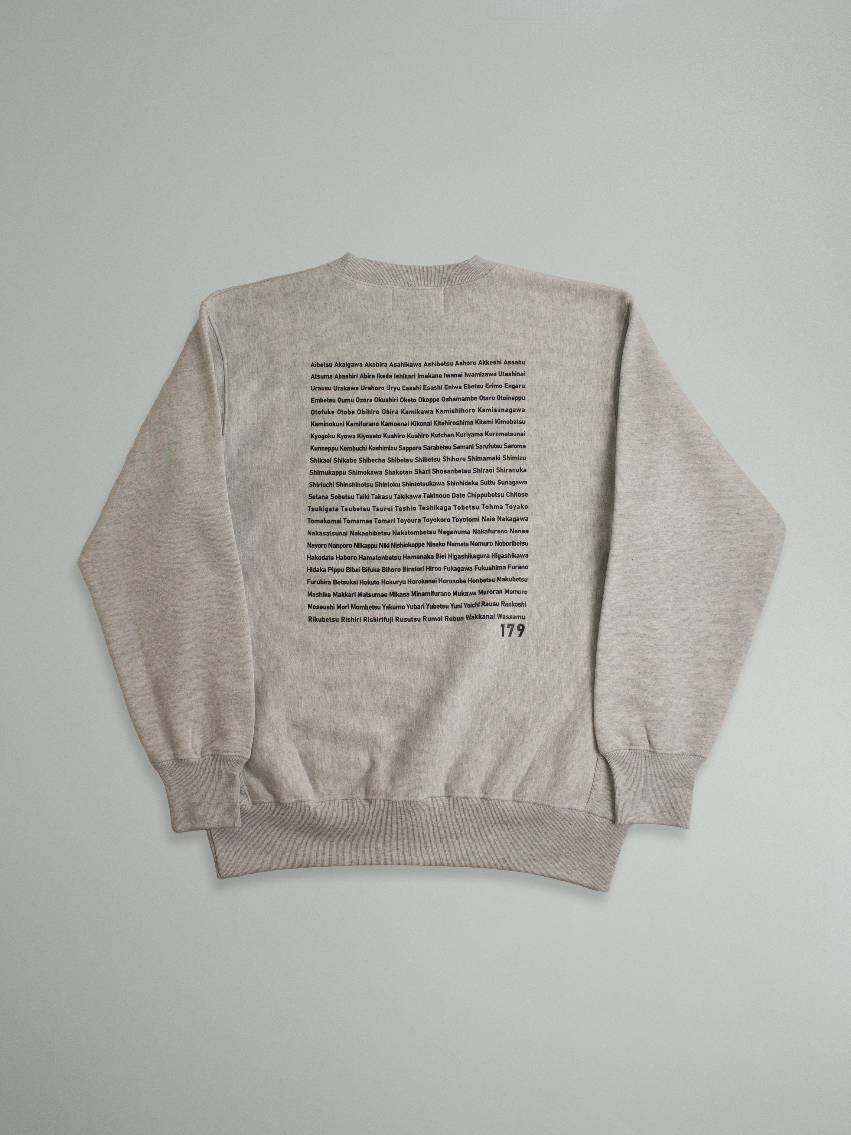 HOKKAIDO "179" CREW SWEAT
