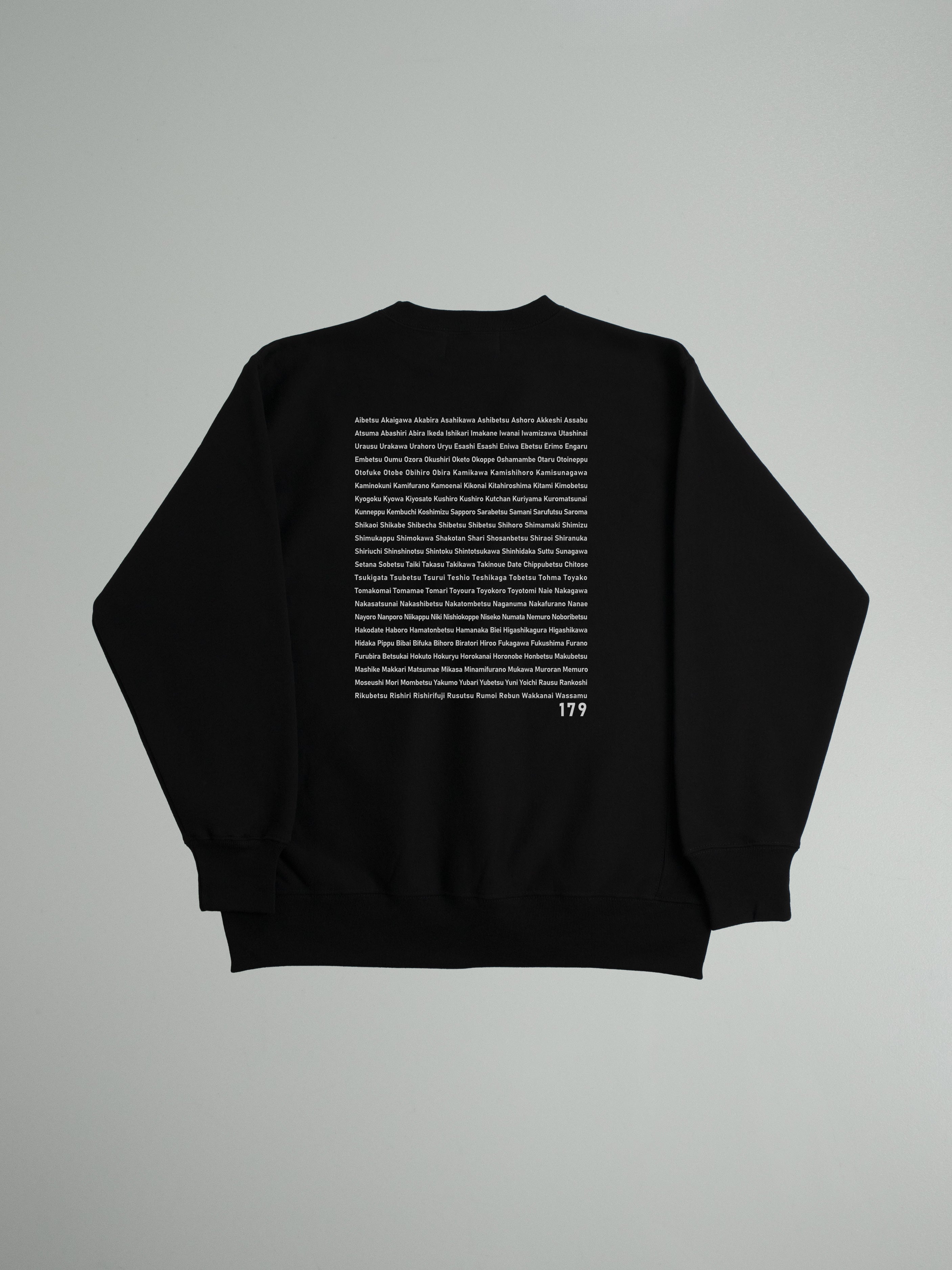 HOKKAIDO "179" CREW SWEAT