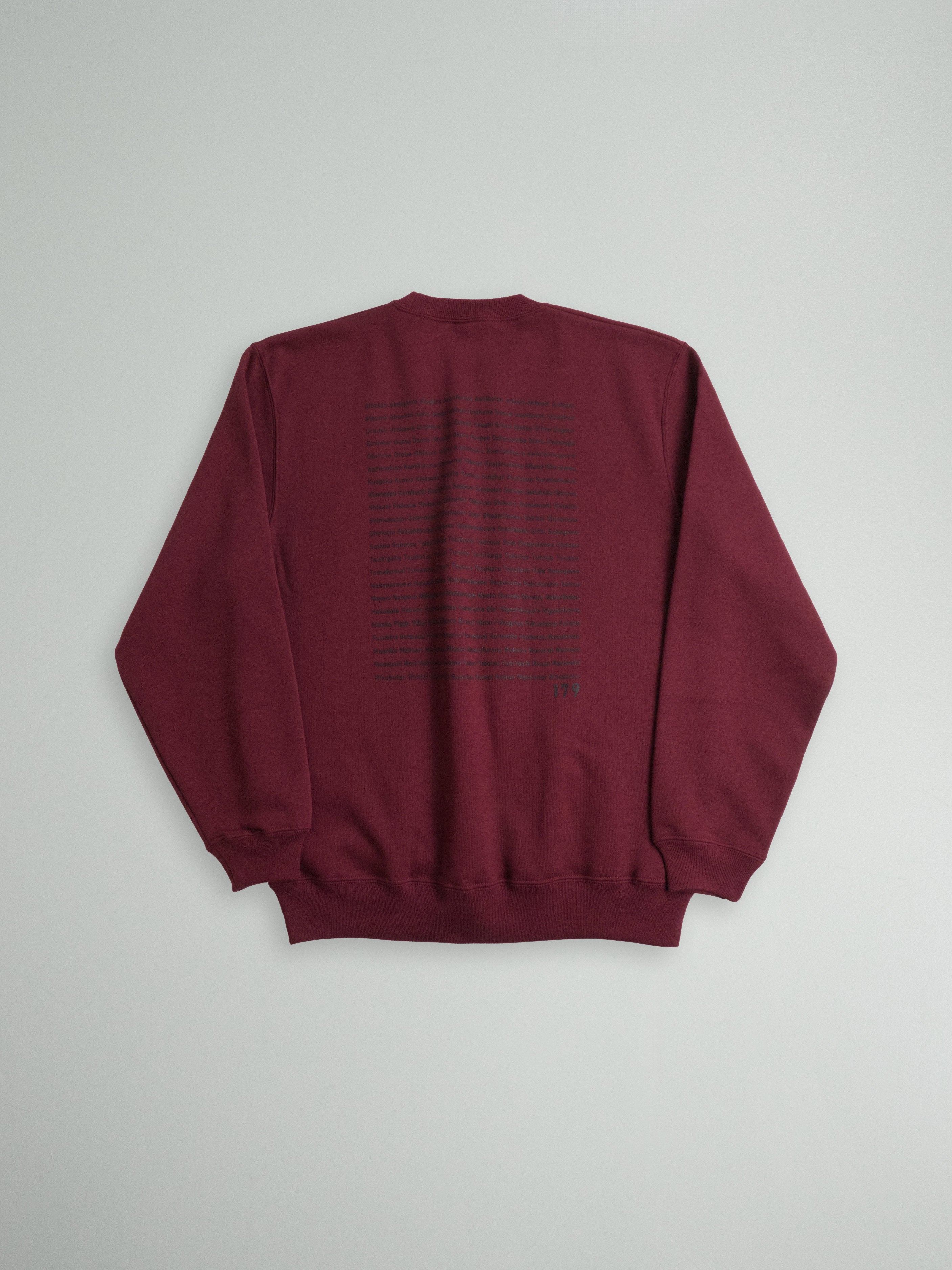 "179" HOKKAIDO CREW SWEAT