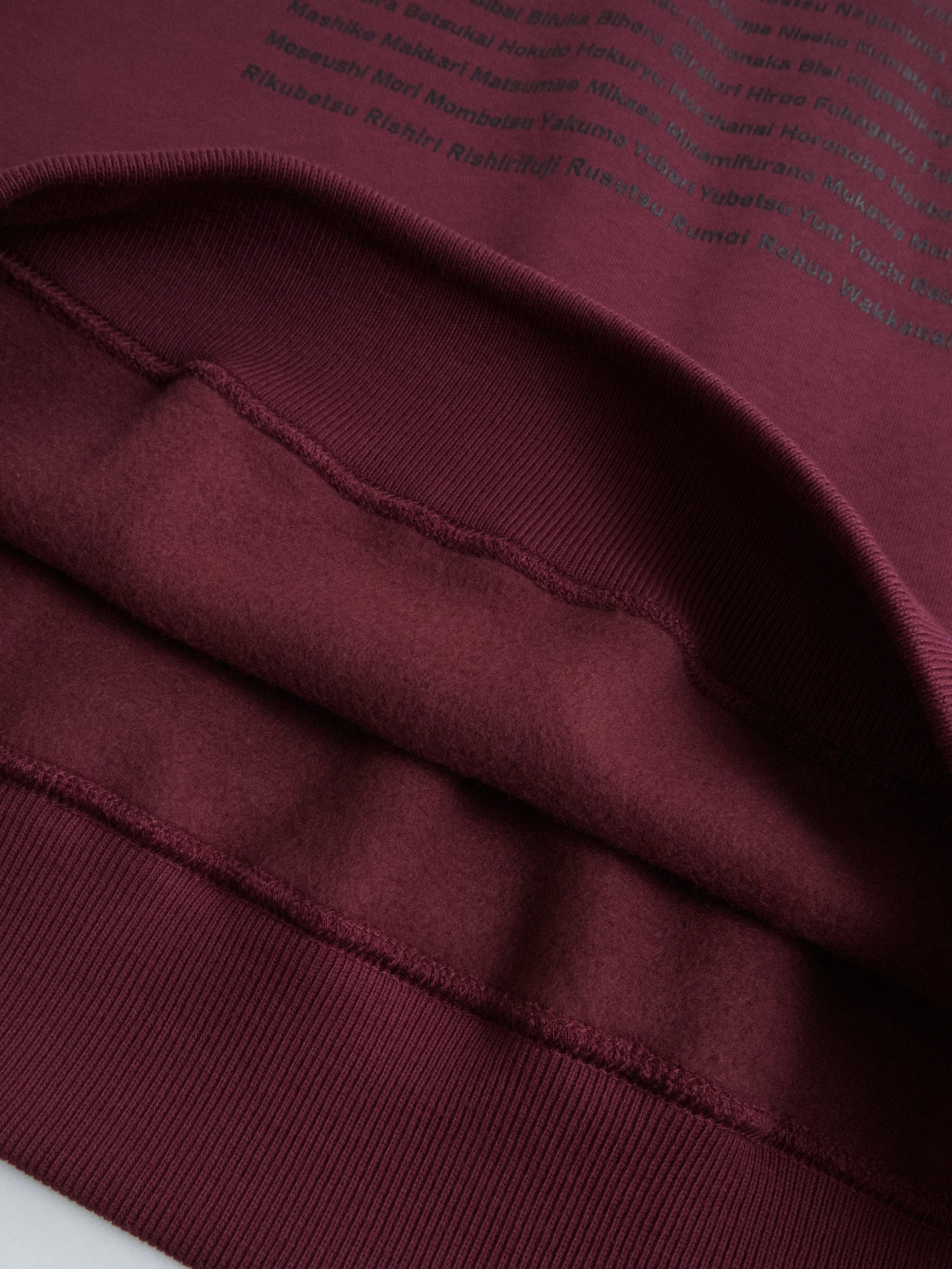 "179" HOKKAIDO CREW SWEAT