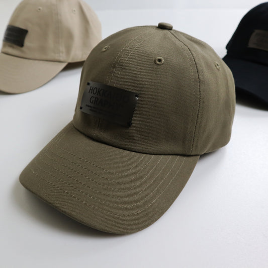 HKDGRP "LEATHER EMBLEM" CAP LOW-PROFILE