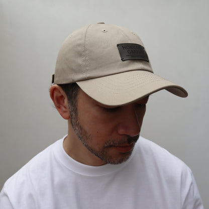 HKDGRP "LEATHER EMBLEM" CAP LOW-PROFILE