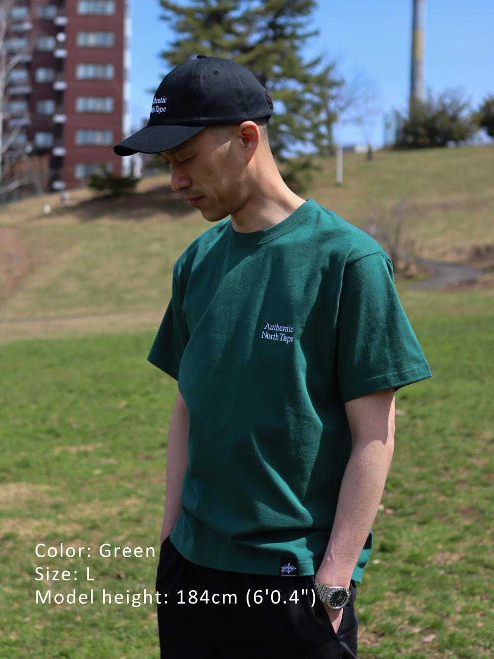 "AUTHENTIC NORTH TAPE" TEE