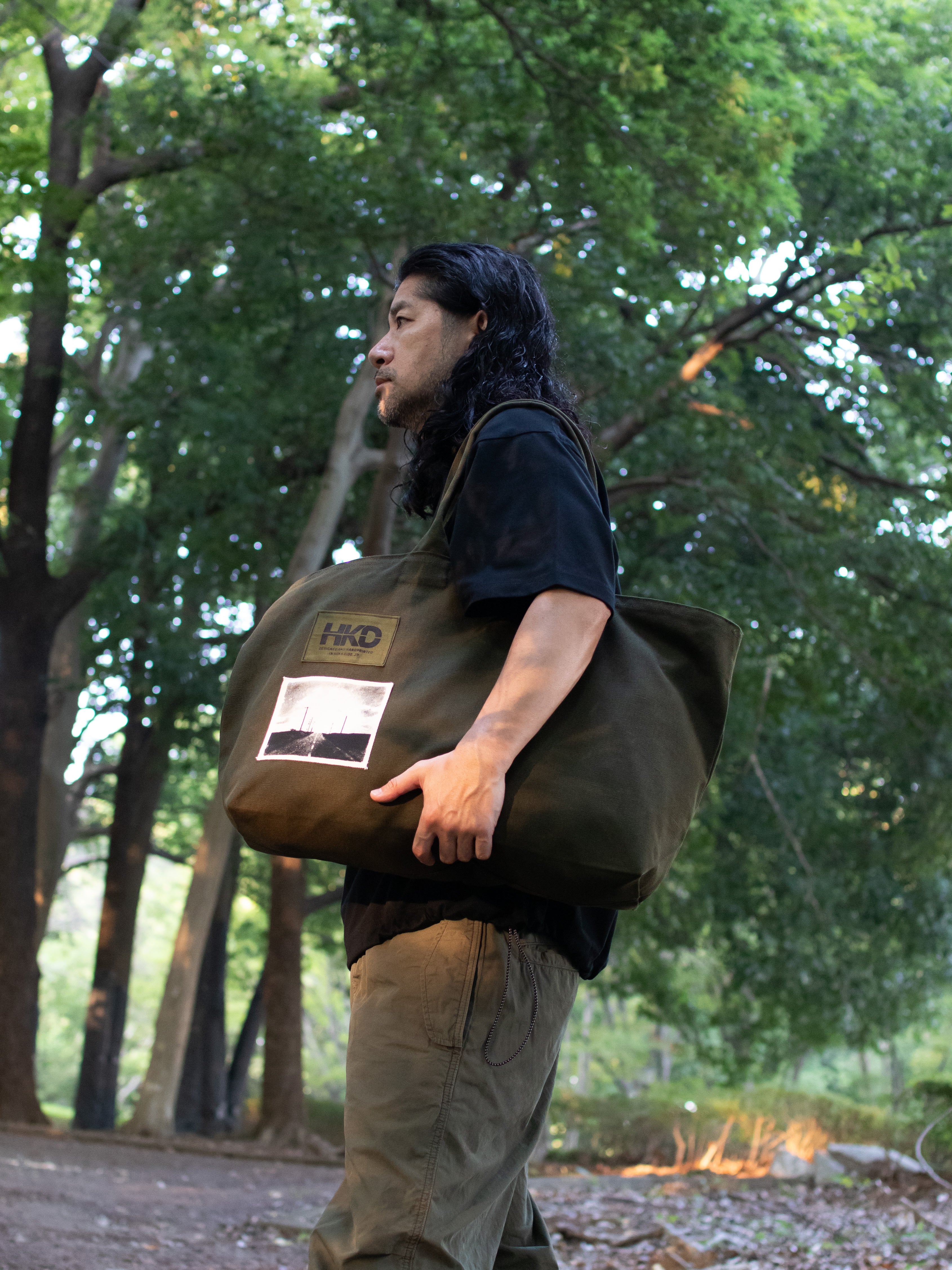 "LONG TRAIL" CANVAS BAG