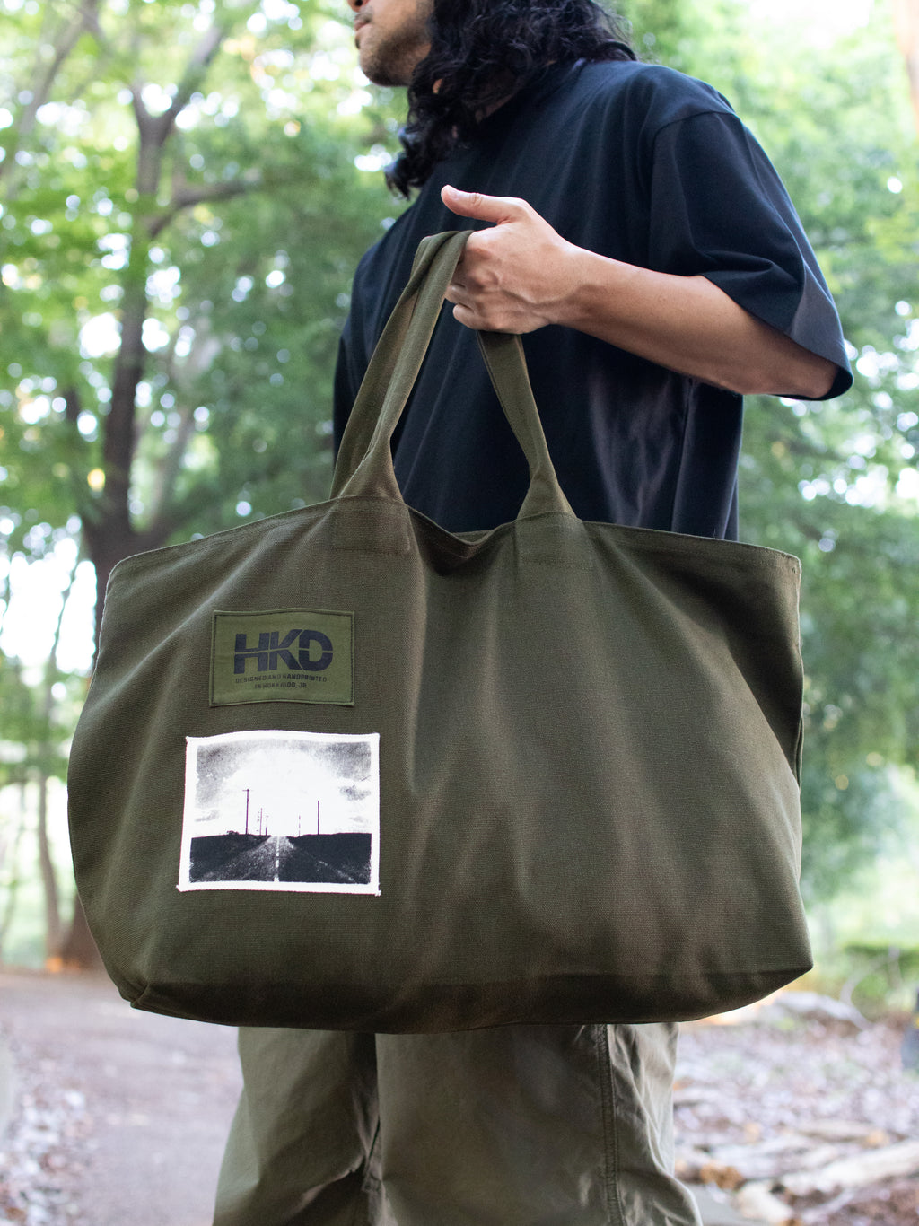 "LONG TRAIL" CANVAS BAG